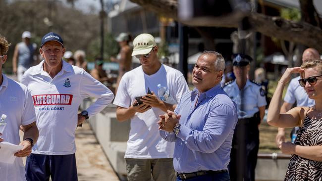 Gold Coast Mayor Tom Tate helped launch the campaign. Picture: Jerad Williams