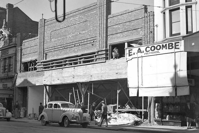 This was Coles’ first home in Hobart, two doors from the present ANZ Bank in the Elizabeth Mall.