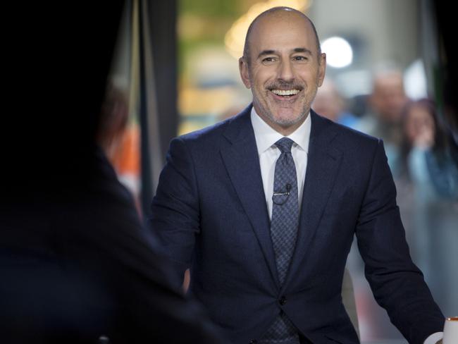 Matt Lauer hosted the Today show in the US for 20 years. Picture: Zach Pagano/NBC via AP