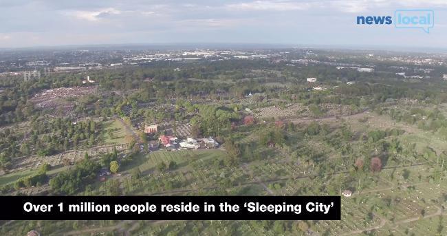 Sydney cemeteries fly-over