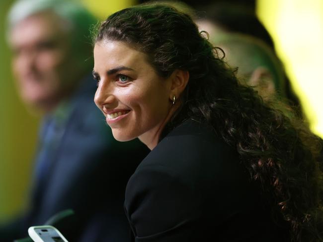 IOC member Jess Fox looks on during the AGM. Picture: Matt King/Getty Images for AOC