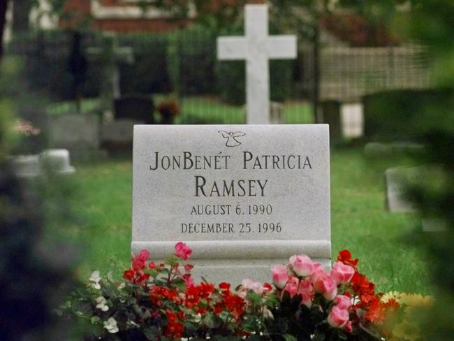 The grave of murder victim JonBenet Ramsey. picture: Supplied