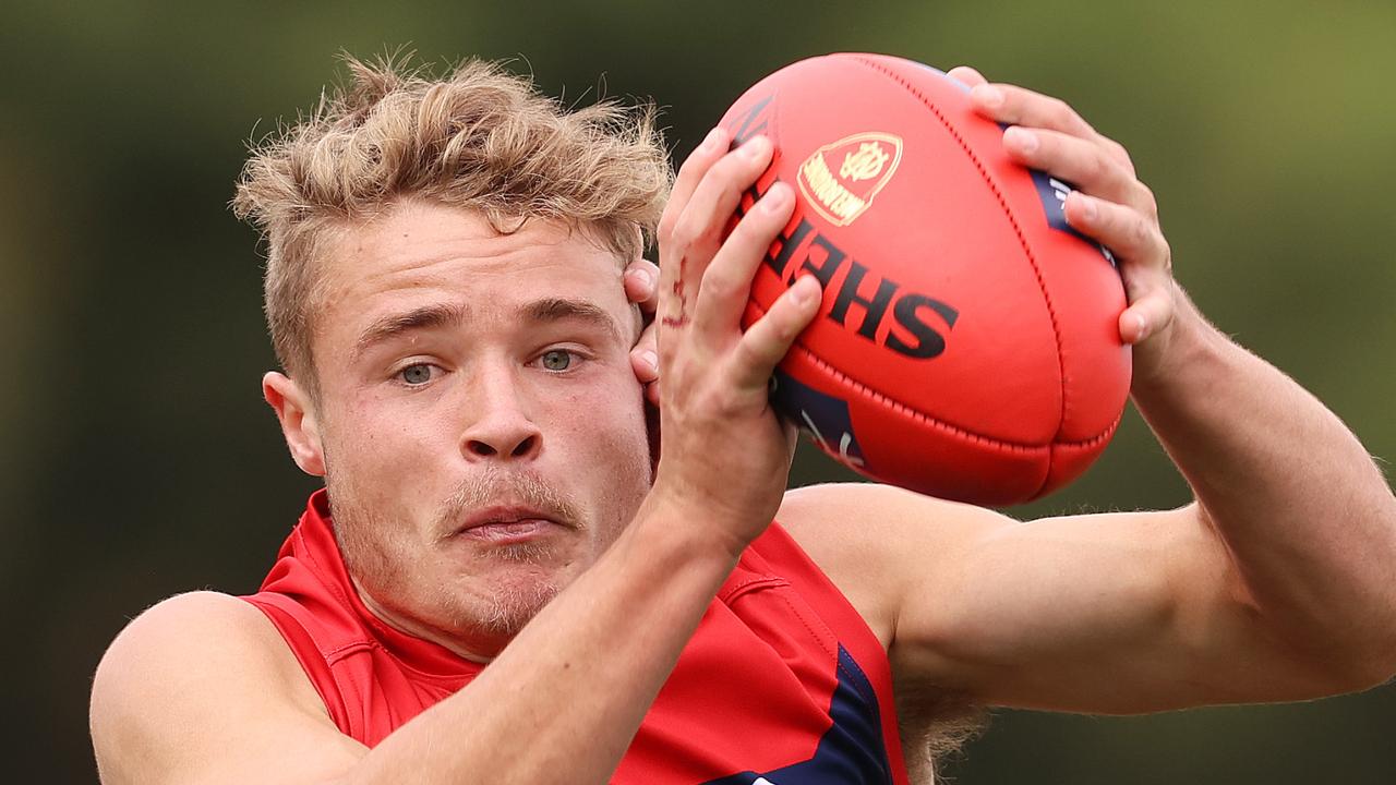 Kade Chandler is pushing his case for a Round 1 spot at the Demons. Pic: Michael Klein