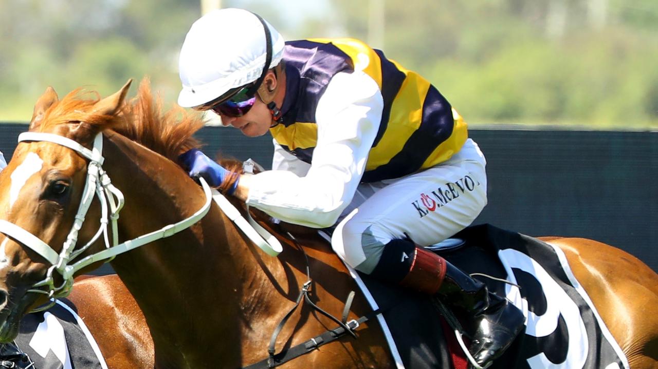 Kerrin McEvoy partners Marelle at Hawkesbury. Picture: Getty Images