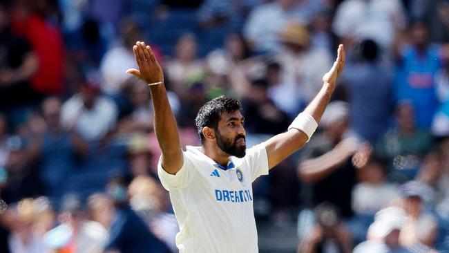 Bumrah then mocked the youngster when he bowled him in the second innings. (Photo by Martin KEEP / AFP)