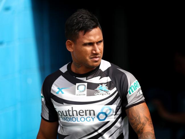 Ben Barba was instrumental in Cronulla’s premiership win. Picture: Gregg Porteous