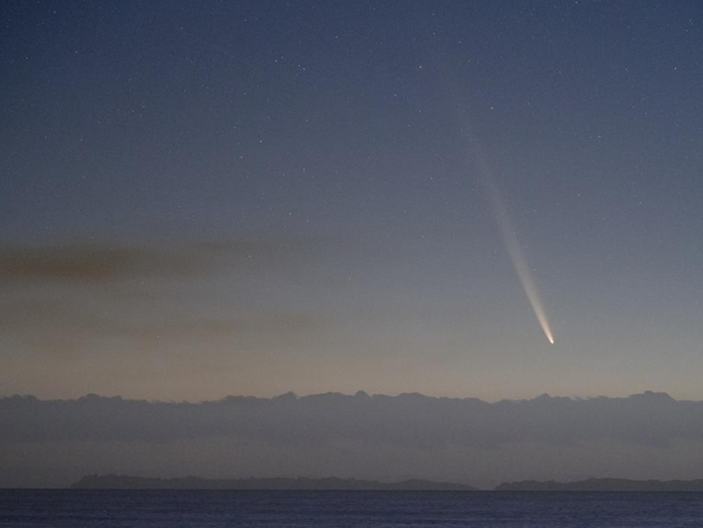 Alex Liang caught this image of Comet C/2023 A3 on September 27 near Auckland, New Zealand. The comet could be seen again later this month. Picture: Alex Liang/CC Public Domain