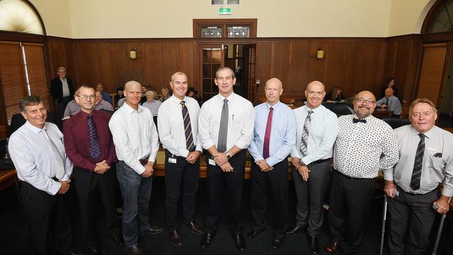 Councillors Hilary Smerdon, Dan Stewart, Glen Hartwig, Bob Leitch, Mick Curran, Bob Fredman, Mal Gear, Daryl Dodt and Mark McDonald debated releasing the surveys confidentially last year. A motion to release them to councillors was defeated 5-4.