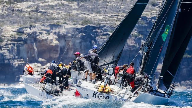 The yacht Koa has lost its rudder in the 2022 Sydney to Hobart: Pic: Rolex Sydney to Hobart CYCA