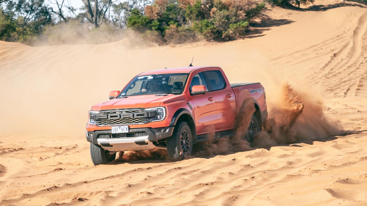 Ford expects many Raptor owners to take their cars off-road.