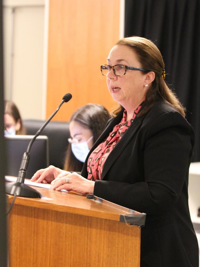 Senior counsel assisting Kate Eastman AM SC speaking at the Royal Commission into Violence, Abuse, Neglect and Exploitation of People with Disability on Monday. Picture: Provided by the Royal Commission.