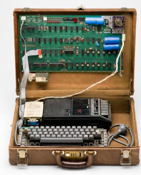 The first Apple computer. Picture: Supplied/MAAS