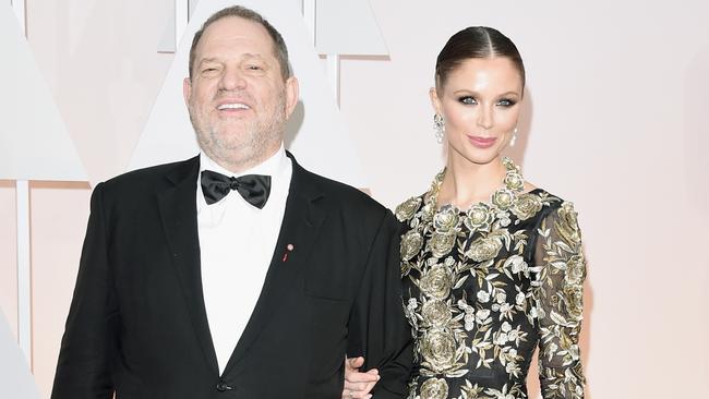 Weinstein and wife Georgina Chapman. Picture: Jason Merritt / Getty Images.