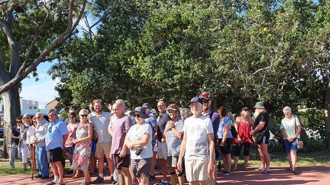 Bribie residents will rally tomorrow at Bongaree as concerns over future development on the Island grow. Photo. supplied.