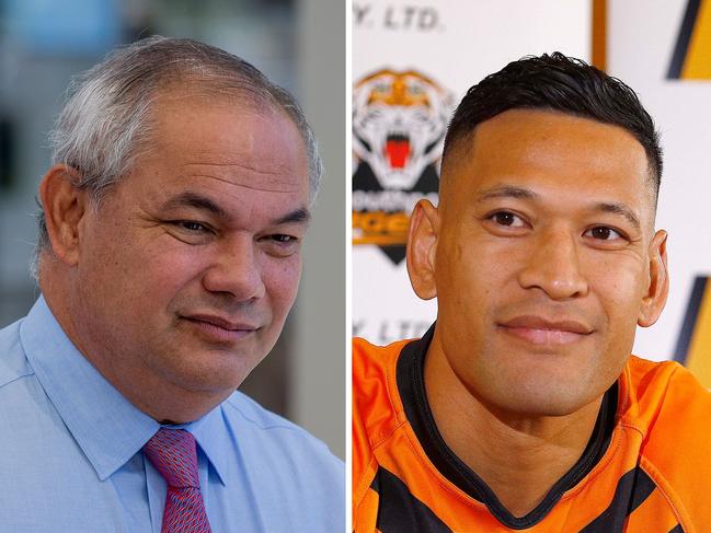 Tom Tate and Israel Folau.