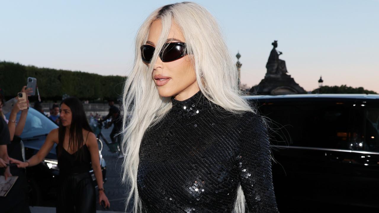 Kim Kardashian arrives at Hotel de la Marine on July 06, 2022 in Paris, France. (Photo by Jacopo M. Raule/Getty Images For Balenciaga)