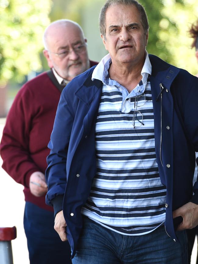 Robert Mammarella and Khalil Eideh after meeting in a kebab store. Picture: David Smith