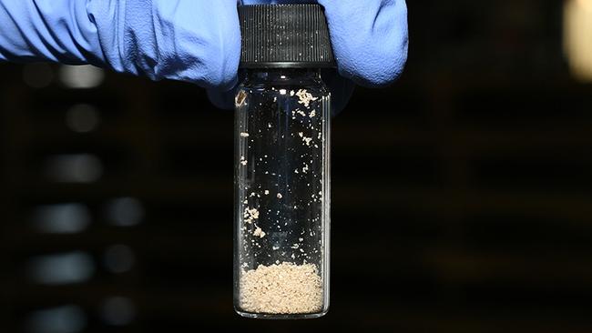 The AFP has seized the largest shipment ever detected in Australia of the deadly opioid fentanyl, stopping more than five million potentially lethal doses of the drug hitting the streets, following a joint operation with the Australian Border Force (ABF). Picture: AFP via NCA NewsWire