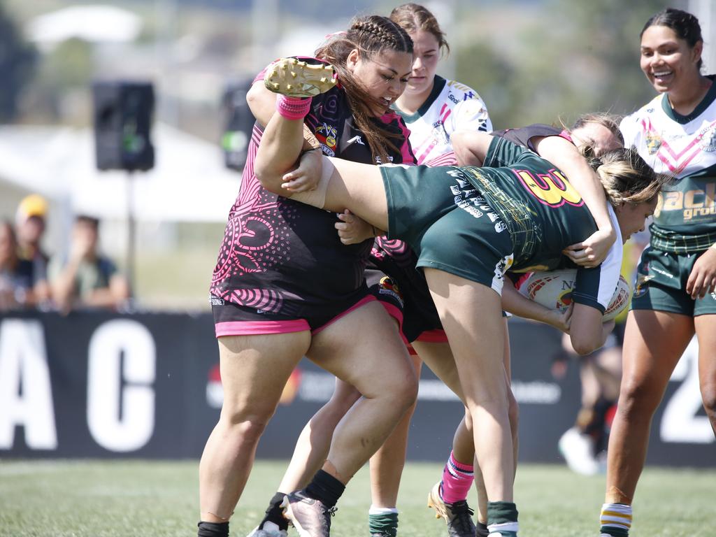 Koori Knockout - Day 4 Womens GF Redfern All Blacks v Bourke Warriors Monday, 7 October 2024 Hereford St, Bathurst NSW 2795, Australia, Picture Warren Gannon Photography