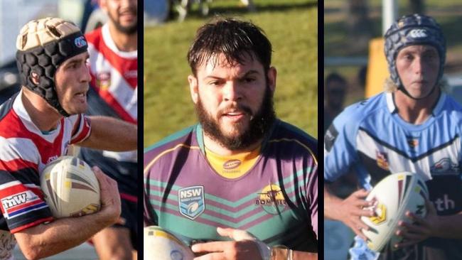 Sam Nicholson from Kyogle, Josh Beech from Evans Head and Rhys Riches from Ballina as part of a wrap of round four of the 2023 Northern Rivers Regional Rugby League (NRRRL) first grade competition.