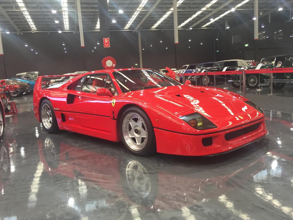 A Ferrari F40 at the Gosford Classic Car Museum.