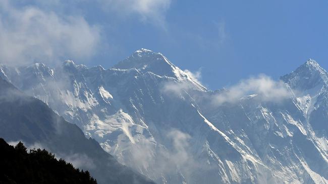 Don’t for a second think climbing Mt Everest is easy. Picture: AFP