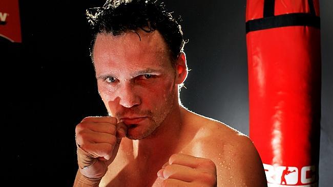  Boxer Daniel Geale spars at the Grange Old School Boxing gym in Smeaton Grange.