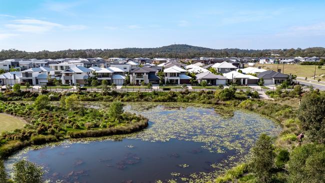 The final two vacant lots at The Surrounds at Helensvale will be auctioned off by developer Villawood Properties today, October 17