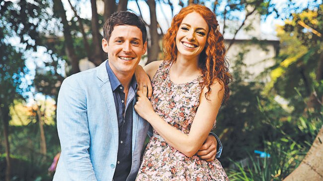 The Wiggles performers Lachlan Gillespie and Emma Watkins have been secretly dating for two years. Picture: Sam Ruttyn