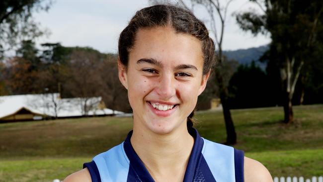 The Junior Sports Star nominee said she enjoys “playing something different”. Picture: Peter Kelly