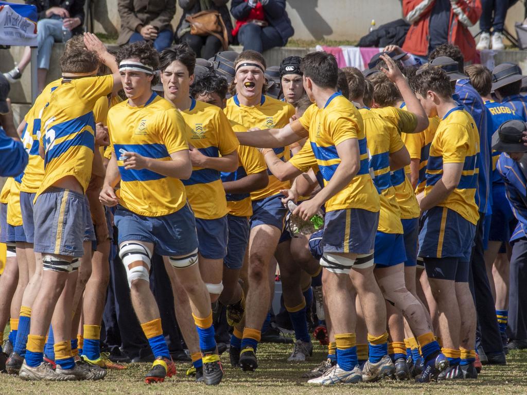 Second XVs Downlands vs TGS. O'Callaghan Cup day at Downlands College. Saturday, August 6, 2022. Picture: Nev Madsen.