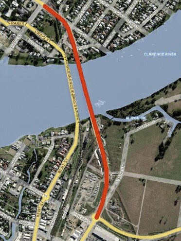 A map of the road that is proposed to be called the Shirley Adams Way in a notice of motion before council.