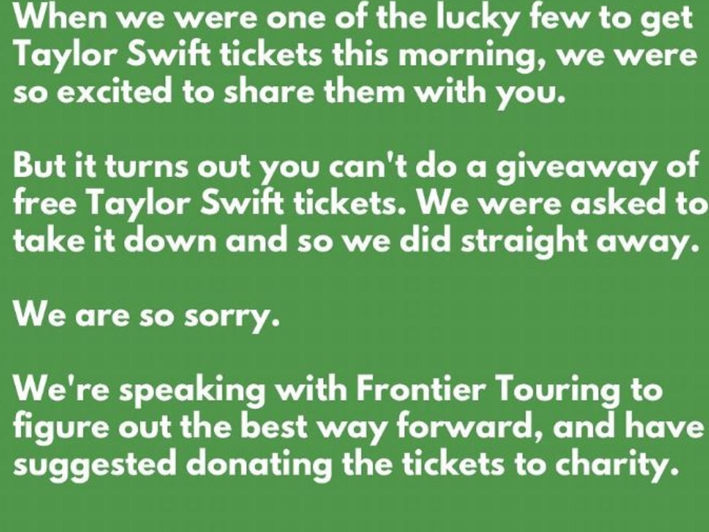 Frontier Airlines giving away free Taylor Swift tickets