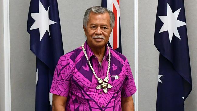 Former Cook Islands Prime Minister Henry Puna was elected head of the forum last week, to the ‘great disappointment’ of the Melanesian states. Picture: AAP