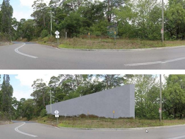 Kariong Sand and Soil: Before and proposed after shots to the Kariong Sand and Soil site in Gindurra Road at Somersby.