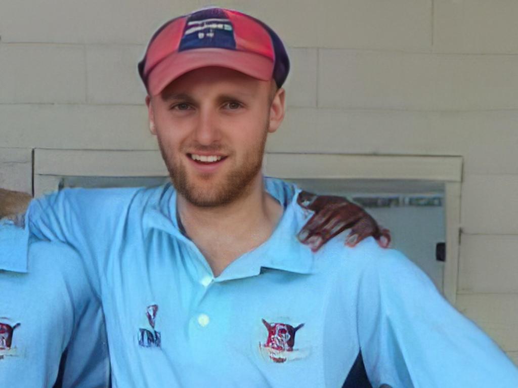 Mr Jenkins in his days playing with Toorak Prahran Cricket Club. Picture: Instagram