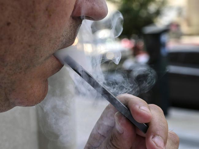 Legalise Vaping Australia found only 7 per cent of Australian vapers were between 18 and 24. Picture: Eva Hambach/AFP