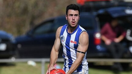 Jack Bianchin in action for Macleod in the Northern Football League (NFL). Picture: Nathan William Media