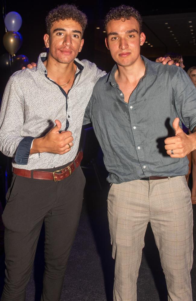 Oliver Piperone and Benji Binney from Whitsunday Anglican School at the 2022 30th year Mocktail event. Picture: Michaela Harlow