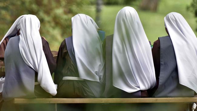 The two nuns reportedly met on a religious pilgrimage in Italy and fell in love. Picture: AFP/Gerard Julien