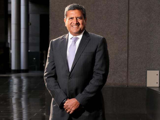 19/08/2019: Newcrest CEO Sandeep Biswas in Melbourne. Stuart McEvoy/The Australian.