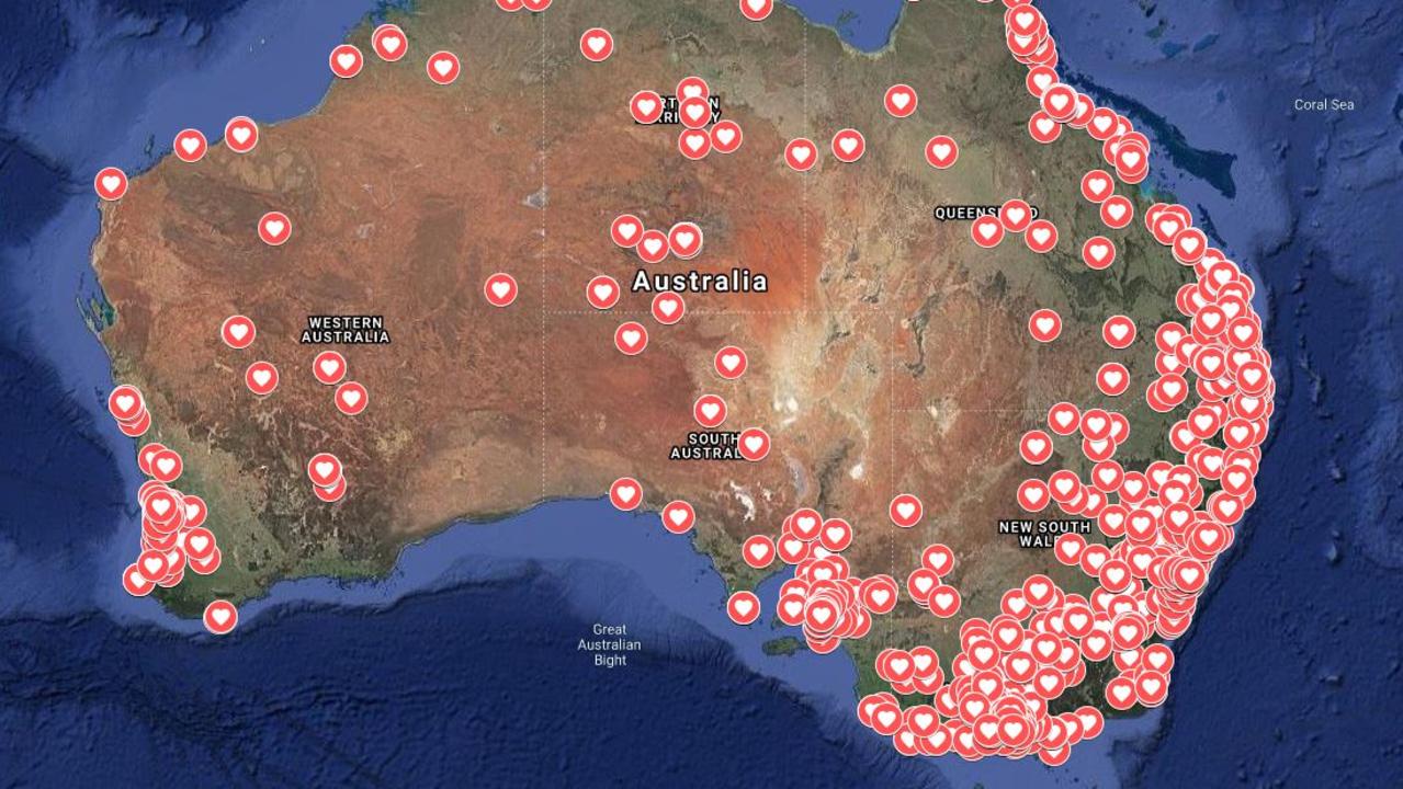Horrific map exposes impact of domestic violence in Australia | news ...