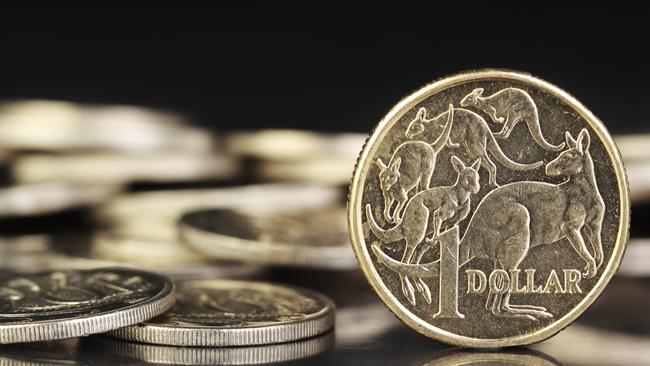 The Australian dollar is slightly lower.