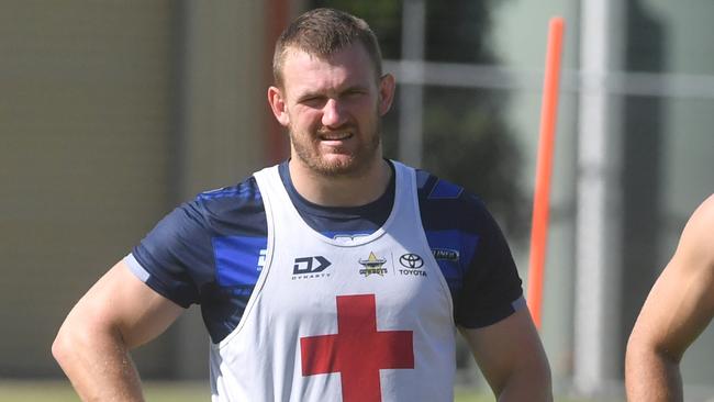 North Queensland Cowboys pre-season training at the Townsville Sports Reserve. Picture: Evan Morgan