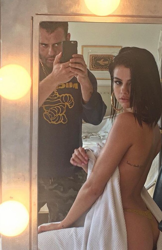 Gomez posted and then deleted this photo on Instagram.