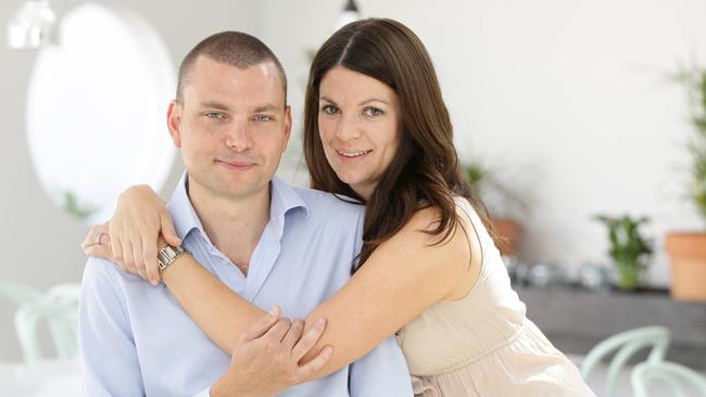 Matthew Trim with then-wife Olivia Trim during his days as a restaurateur.