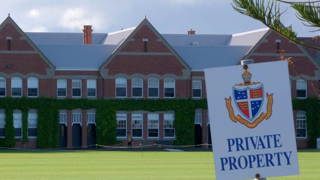 Geelong Grammar, in Corio, is going to launch biometric tracking of students. Picture: Mark Wilson