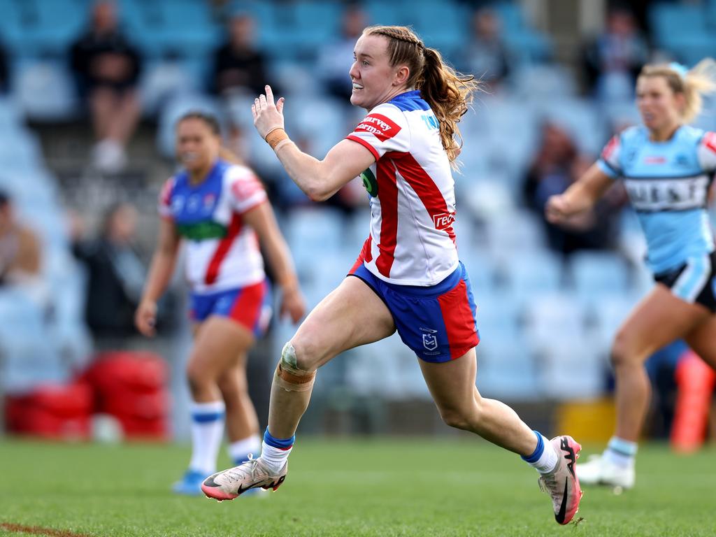 Tamika Upton was kept quiet by the Sharks. Picture: Brendon Thorne/Getty Images