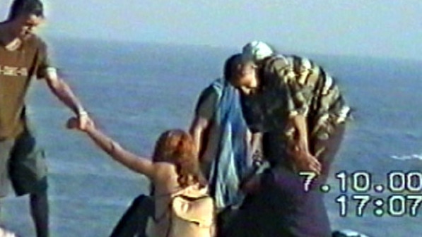 Police surveillance video of the gang in October 2000.