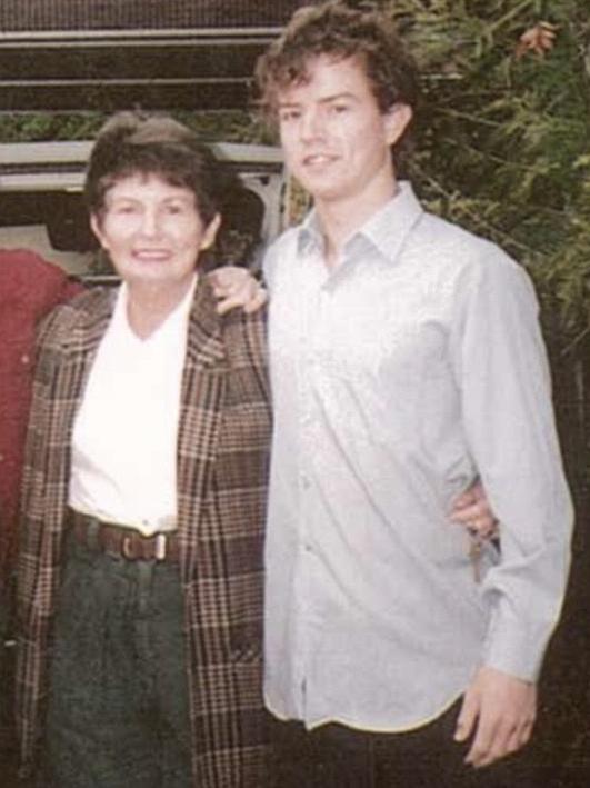 Disability Discrimination Commissioner Dr Ben Guantlett with his mother Helenda in 1995, before the life-changing rugby accident. Picture: Supplied